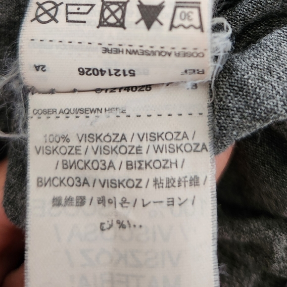 MANGO Grey shirt - Picture 5 of 6